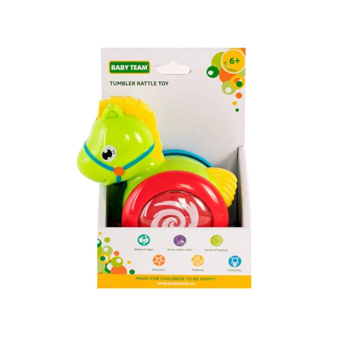 Игрушка-неваляшка Baby Team Лошадка зеленая (8615): Тип прочее