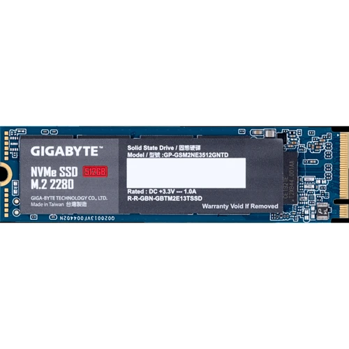 GIGABYTE M.2 PCIe 512 GB M.2 NVMe (GP-GSM2NE3512GNTD)