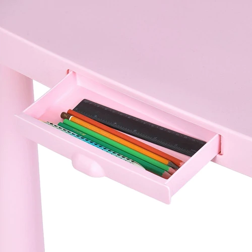 Детский столик с 2-мя стульями Bambi розовый (M 6176-8)