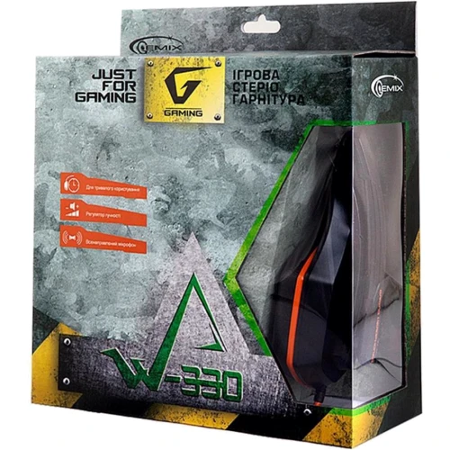 Наушники Gemix W-330 Black/Orange фото 3