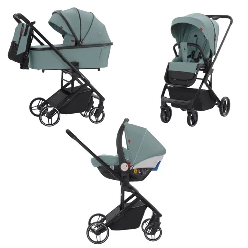 Универсальная коляска 3в1 Carrello Alfa+ CRL-6508 Parrot Green фото 13
