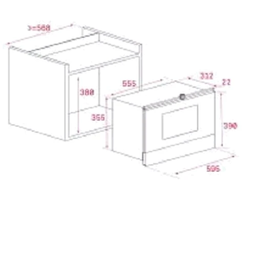 Встраиваемая микроволновая печь TEKA ML 8220 BIS BK (112030001): Цвет черный