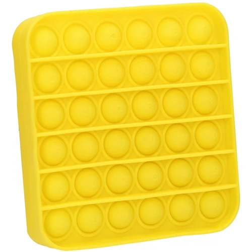 Игрушка-антистресс Pop-It Sibelly Mono Квадрат Желтый