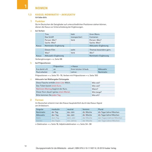 Übungsgrammatik für die Mittelstufe aktuell: Количество страниц 248
