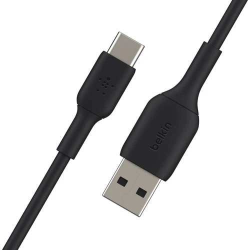 Кабель Belkin Cable USB to USB-C PVC 2m Black (CAB001BT2MBK) фото 3