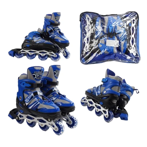 Раздвижные ролики Best Roller колеса PVC 93824-L (39-43) Синие