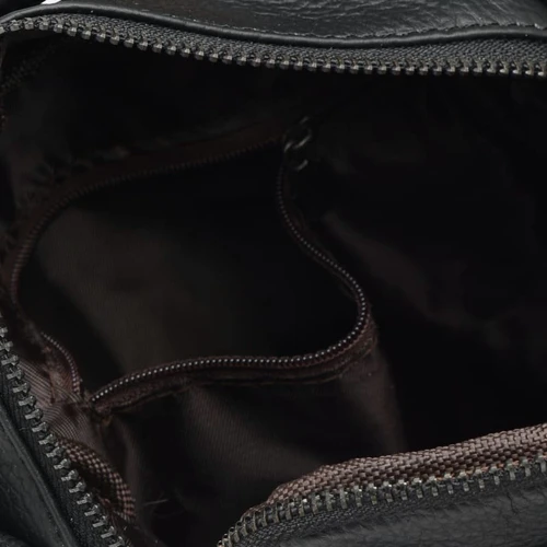 Мужская сумка через плечо Keizer черная (K11827-black): Пол Мужской