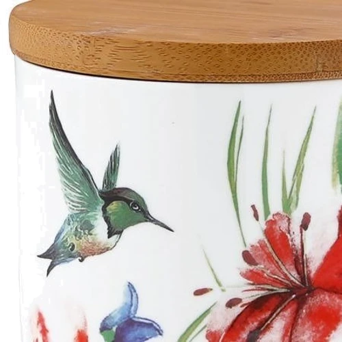 Банка Krauff Colibri для сипучих продуктів 1.3 л 20 см з бамбуковою кришкою (25316): Тип один предмет