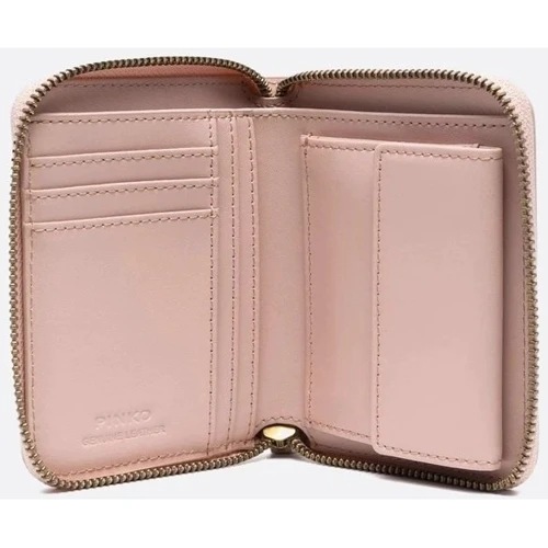 Женский кошелек PINKO TAYLOR ZIP AROUND VITELLO SETA розовый (100249A0F1O81Q): Пол Женский