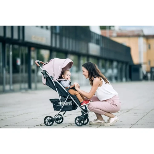 Прогулочная коляска FreeON LUX Premium Dusty Pink-Black (44688): Тип коляски Прогулочная