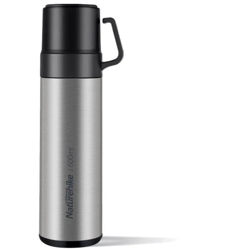 Термос Naturehike NH17S020-B 304 сталь серебристый 0.6 л (6927595724125)