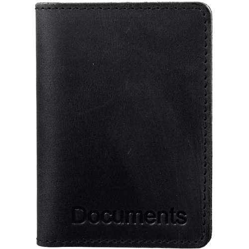 Мужская обложка для документов DNK Leather черная (DNK-minidoc-fileH-colJ): Тип Обложки для документов