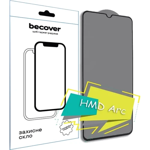 BeCover Tempered Glass Black for HMD Arc (713412): undefined undefined