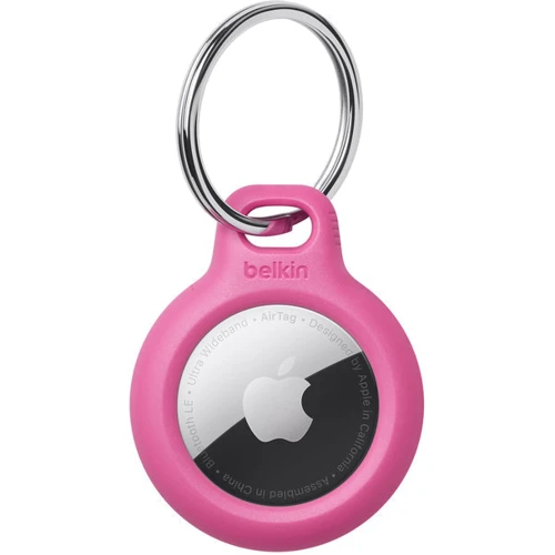 Belkin Secure Holder with Key Ring for AirTag Pink (F8W973BTPNK)