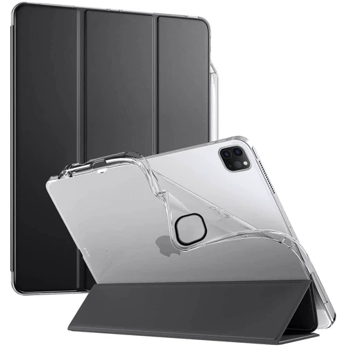 Аксессуар для iPad BeCover Case Book Soft TPU with Pencil mount Black (706774) for iPad Pro 12.9" (2020-2021): Цвет черный