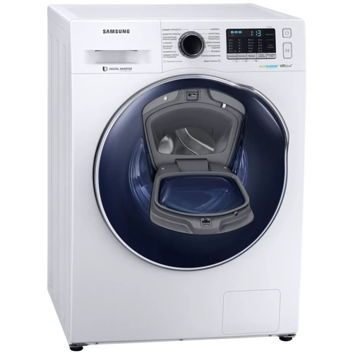 Стиральная машина Samsung WD80K52E0ZW/UA: Загрузка белья (стирка), кг 8