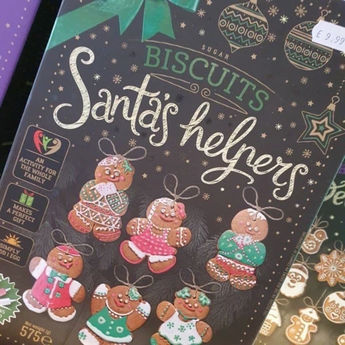 Рождественские пряники Biscuits Santas helpers, 575 г (WT4624)