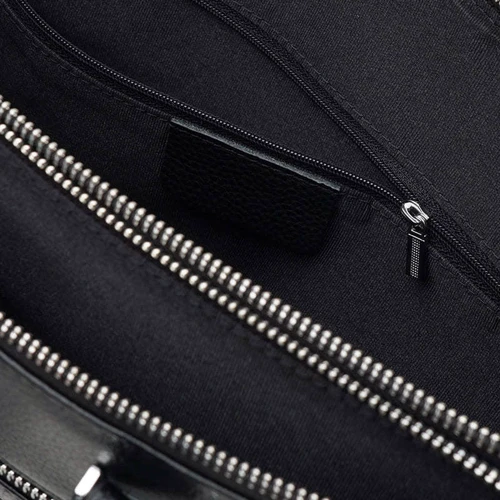 Мужская сумка мессенджер Ricco Grande черная (K117610-black): Тип ручки Со съемным ремнем, С двумя ручками, Плечевой ремень, Короткая ручка