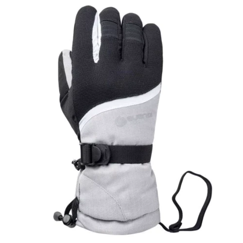 Женские горнолыжные перчатки Iguana Kano W (KANO W-GREY MELANGE/BLACK) S-M серые: Пол Женский