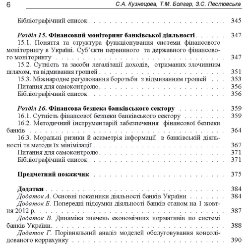 Кузнєцова, Болгар, Пестовська: Банківська система: Кількість сторінок 400