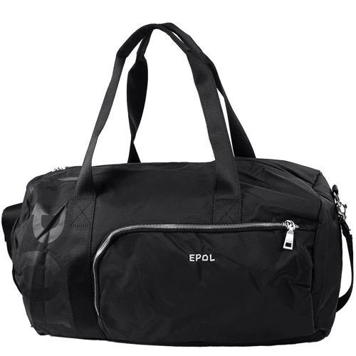 Дорожная сумка Epol черная (VT-6016-06-black): Стиль Повседневный (Casual)