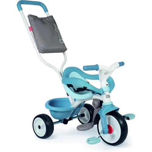 Дитячий триколісний велосипед Smoby 3-в-1 Бі Муві Комфорт, блакитний (740414)