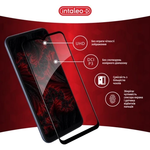 Аксессуар для смартфона Intaleo Tempered Glass Full Glue Black for Samsung M146 Galaxy M14 5G: Материал стекло