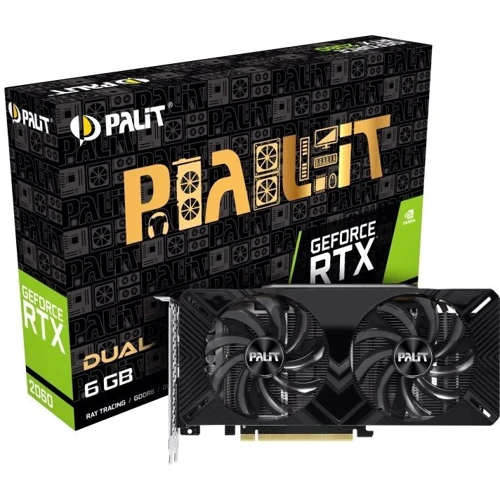 Відеокарта Palit GeForce RTX 2060 Dual 6GB (NE62060018J9-1160A)