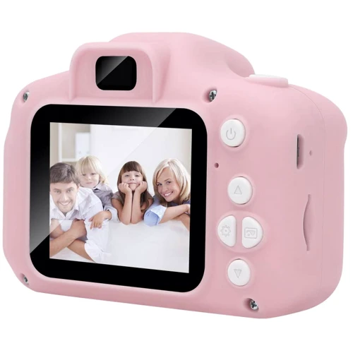 Детская Фото-видеокамера c дисплеем UFT 2.0″, 3Mpx, 1080P HD G-SIO F3 Pink фото 4