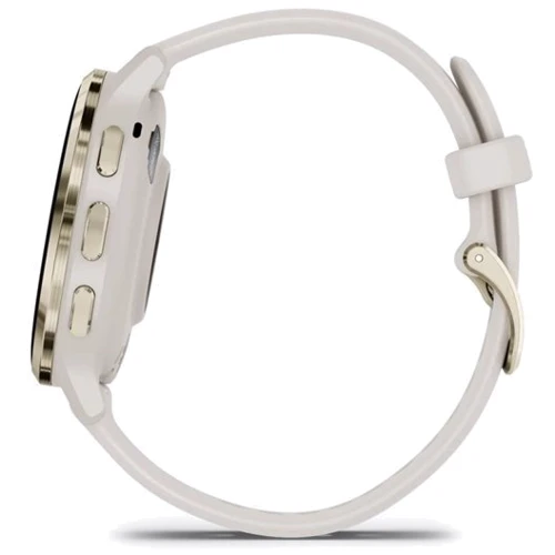 Смарт-часы Garmin Venu 3S Soft Gold Stainless Steel Bezel with Ivory Case and Silicone Band (010-02785-04): Фитнес-функции Подсчет калорий, Альтиметр, GPS-модуль, Пульсоксиметр, Шагомер, Пульсометр