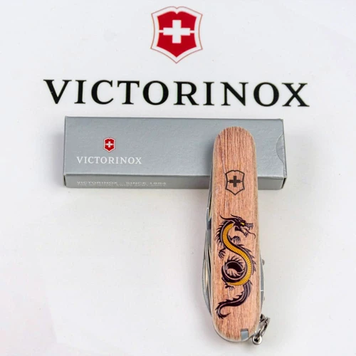 Мультитул Victorinox SPARTAN ZODIAC 3D Деревянный дракон 1.3603.7.Z3310h (Vx13603.7_Z3310h) фото 8