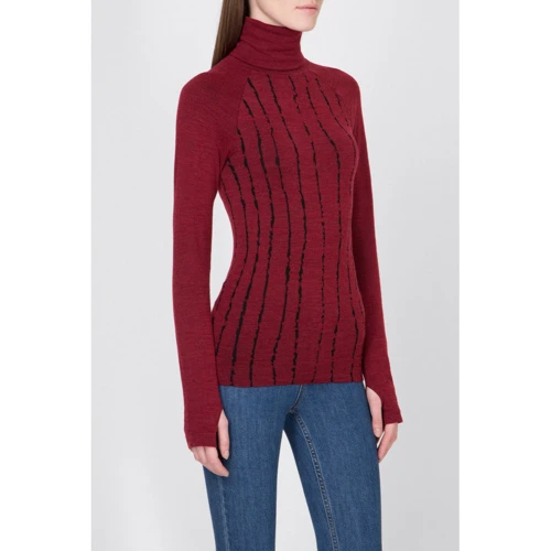 Термореглан Falke ESS Wool-Tech (33214-8830) 42 (S) бордовый фото 1
