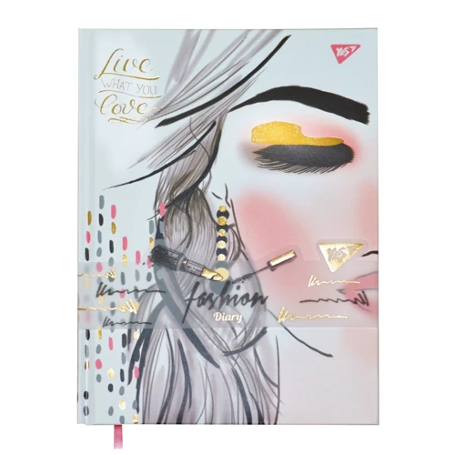 Блокнот-мотиватор YES Life & Love серії Fashion, 148x210 мм, 64 л.