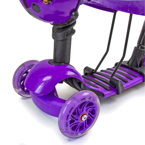 Самокат Scooter "Божья коровка" 5in1. Violet (многофункциональный): Тип колес литые