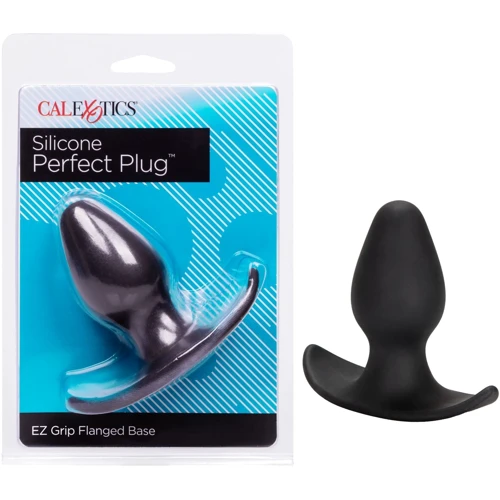 Силиконовая анальная пробка CalExotics Silicone Perfect Plug, 9х4,5 см