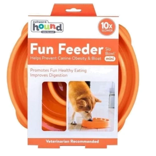 Миска-лабиринт для собак Outward Hound Fun Feeder Drop оранжевая (oh51004): Тип Миски