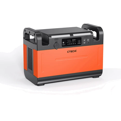 Зарядная станция CTECHi GT1500 1210Wh 378000mAh 1500W Portable Power Station Green/Orange: Количество розеток 220V 2