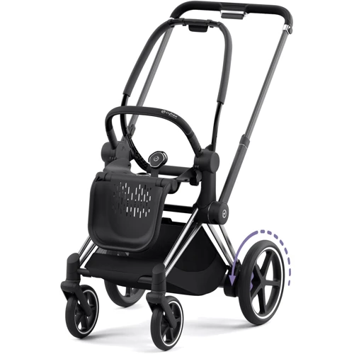 Шасі Cybex ePriam & каркас Chrome Black з електродвигуном та акумулятором фото 9