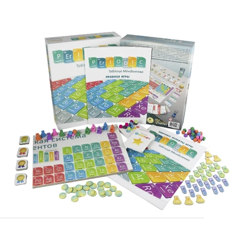 Настольная игра Periodic: Игра элементов: Возраст от 10-ти лет