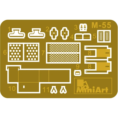 Збірна модель MiniArt MA37047 Набір Американських Кулеметів фото 4