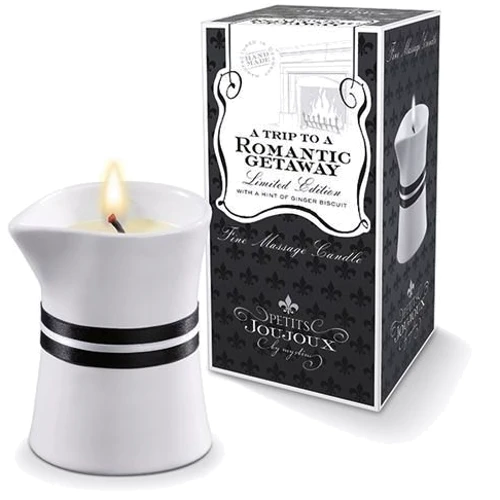 Массажная свечa Mystim Petits Joujoux - Romantic Getaway - Ginger Biscuit (190 г)