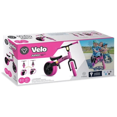 Біговел Yvolutionn YVelo Junior Рожевий (N101050) фото 11