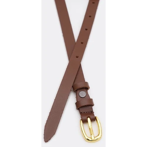 Женский ремень Borsa Leather коричневый (100v1genw44light-brown): Пол Женский