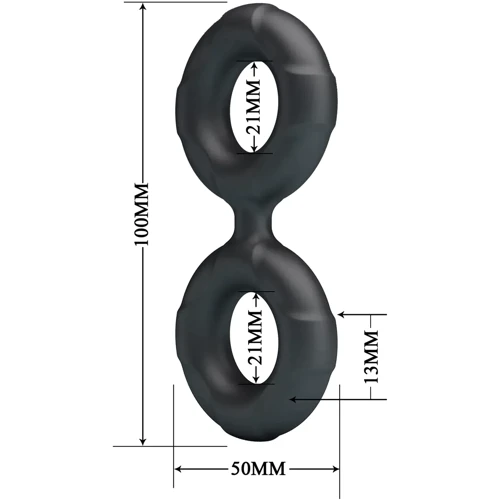 Кільце ерекційне LYBAILE Crazy Bull №19 - Radwan super soft silicone (BI-210364)