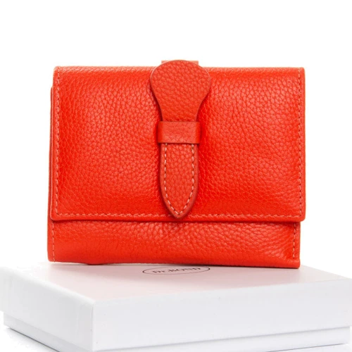 Женский кошелек Dr. Bond оранжевый (32612 orange)