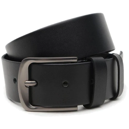 Чоловічий ремінь Borsa Leather чорний (V1115GX22-black)