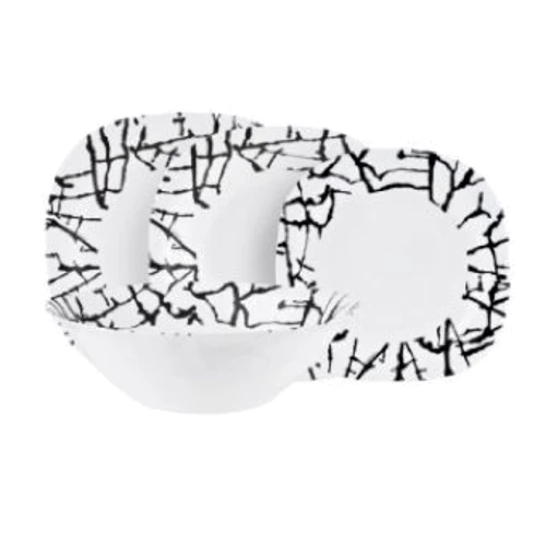 Столовый сервиз Сервиз Luminarc Dripping White G9656 (19 пр.)