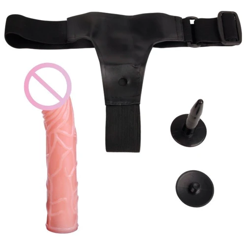 Страпон Ultra Passionate Harness Strap-On For Woman Flesh