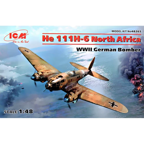 He 111H-6 ICM Північна Африка Німецький бомбардувальник 2 МВ