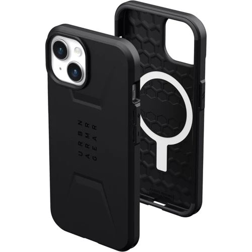 Чехол для iPhone Urban Armor Gear UAG Civilian Magsafe Black (114306114040) for iPhone 15 Plus